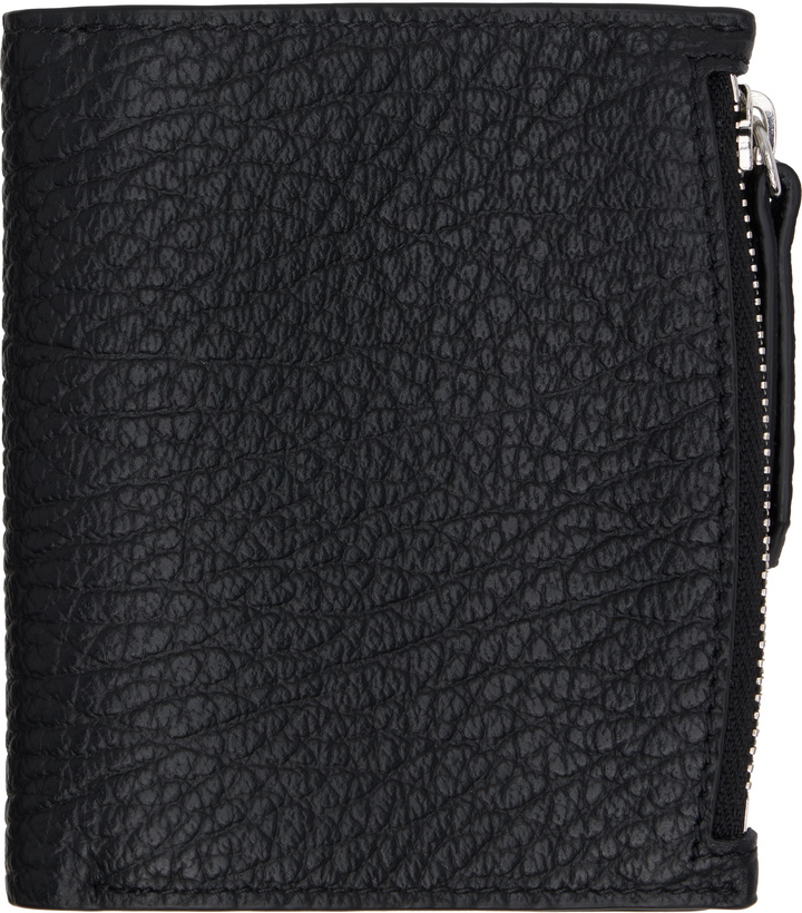 Photo: Maison Margiela Black Leather Flap Wallet