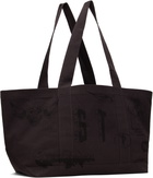 Small Talk Studio Purple Hand Drawn Utility Tote