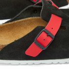 Birkenstock 1774 Boston in Black/Tomato