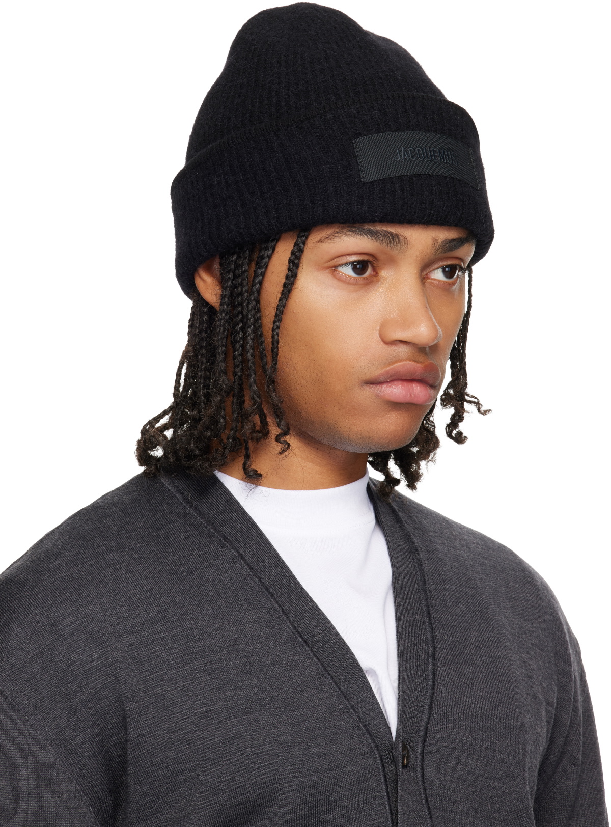 JACQUEMUS Black La Croisière 'The Gros Grain' Beanie