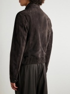 Dolce&Gabbana - Suede Jacket - Brown