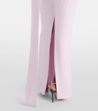 Roland Mouret Scarf-detail asymmetric cady gown