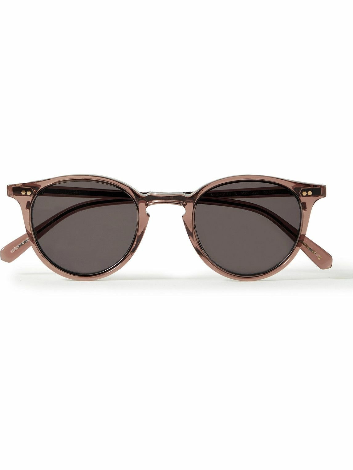 Photo: Mr Leight - Marmont II S Round-Frame Acetate Sunglasses