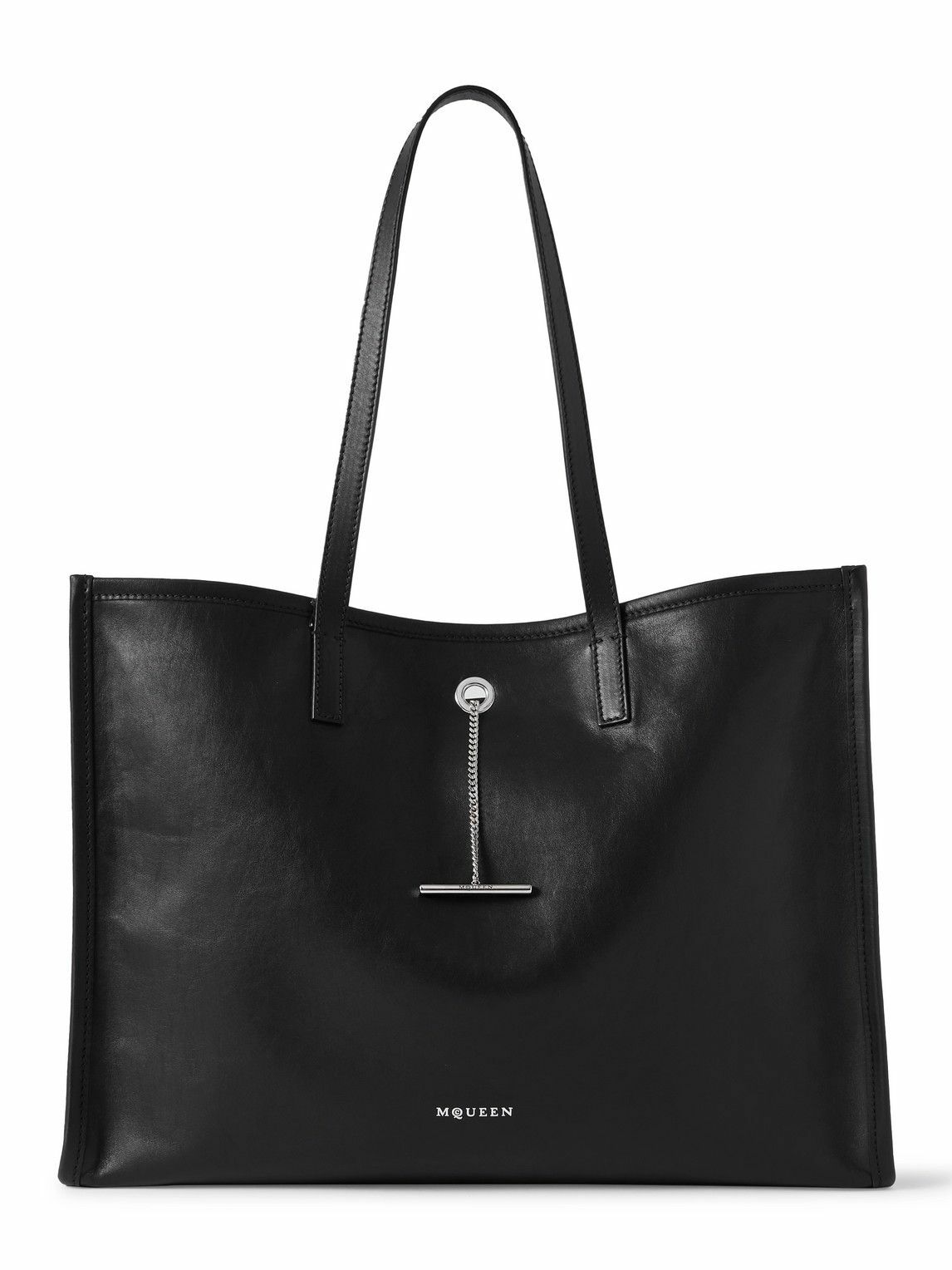 ✨Alexander McQUEEN レザー トートバッグ Alexander McQueen - Pendant Leather Tote Bag Alexander McQueen