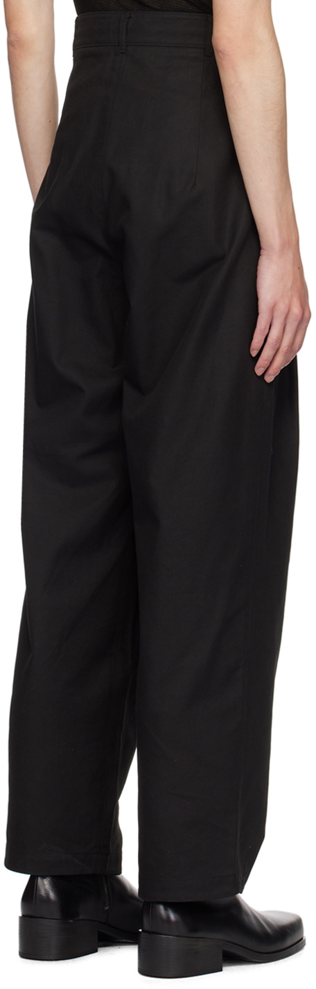 lesugiatelier Black Pleated Trousers
