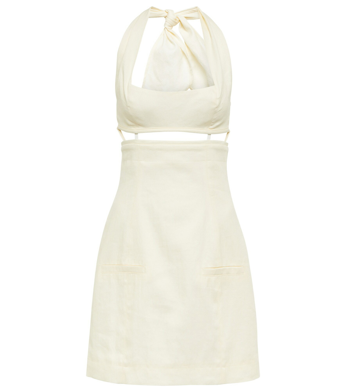 Jacquemus - La Robe Limao linen-blend minidress Jacquemus