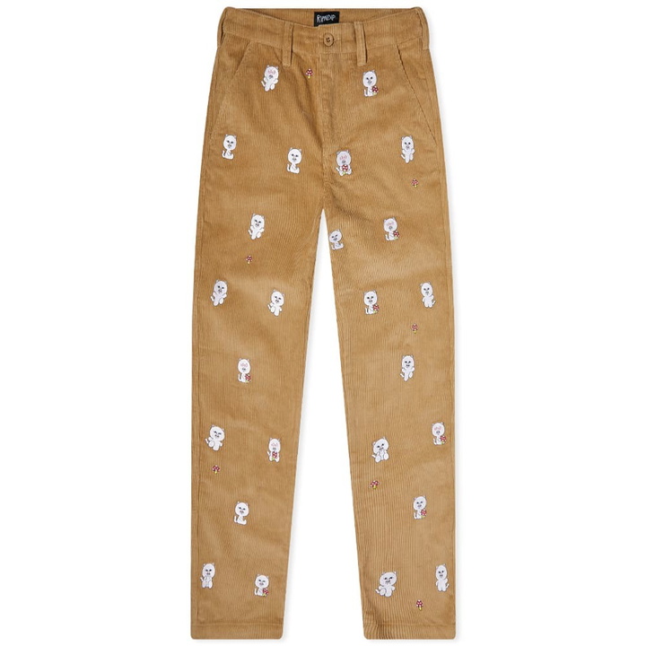 Photo: RIPNDIP Embroidered Corduroy Trousers