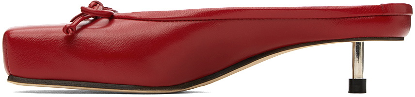 Jacquemus Red Le Chouchou 'Les Mules Basses Ballet' Heels