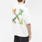 Off-White Men's Brush Arrow Skate Fit T-Shirt in White