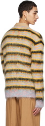 Marni Multicolor Striped Cardigan