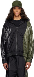 Moncler Genius Moncler x adidas Originals Black & Khaki Balzers Down Jacket
