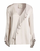 Alessia Santi Womens Top in Beige
