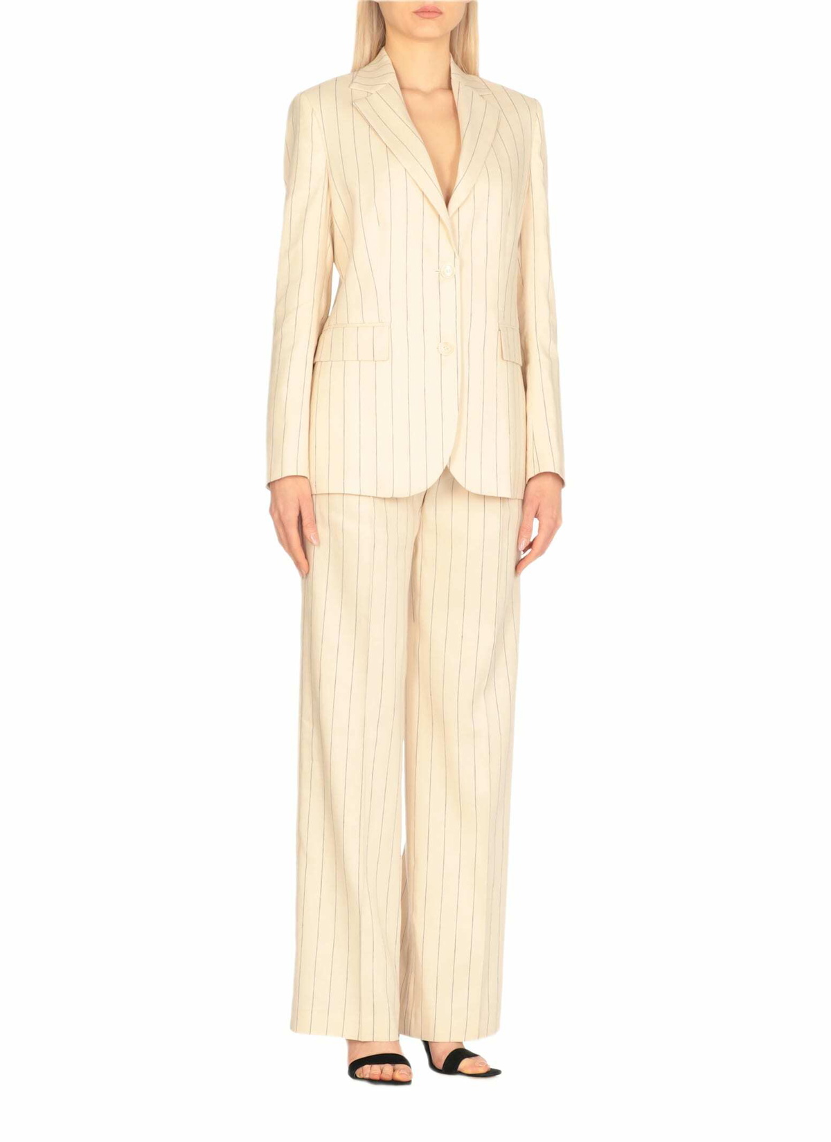 PT Torino Embroidered Linen Blend Blazer