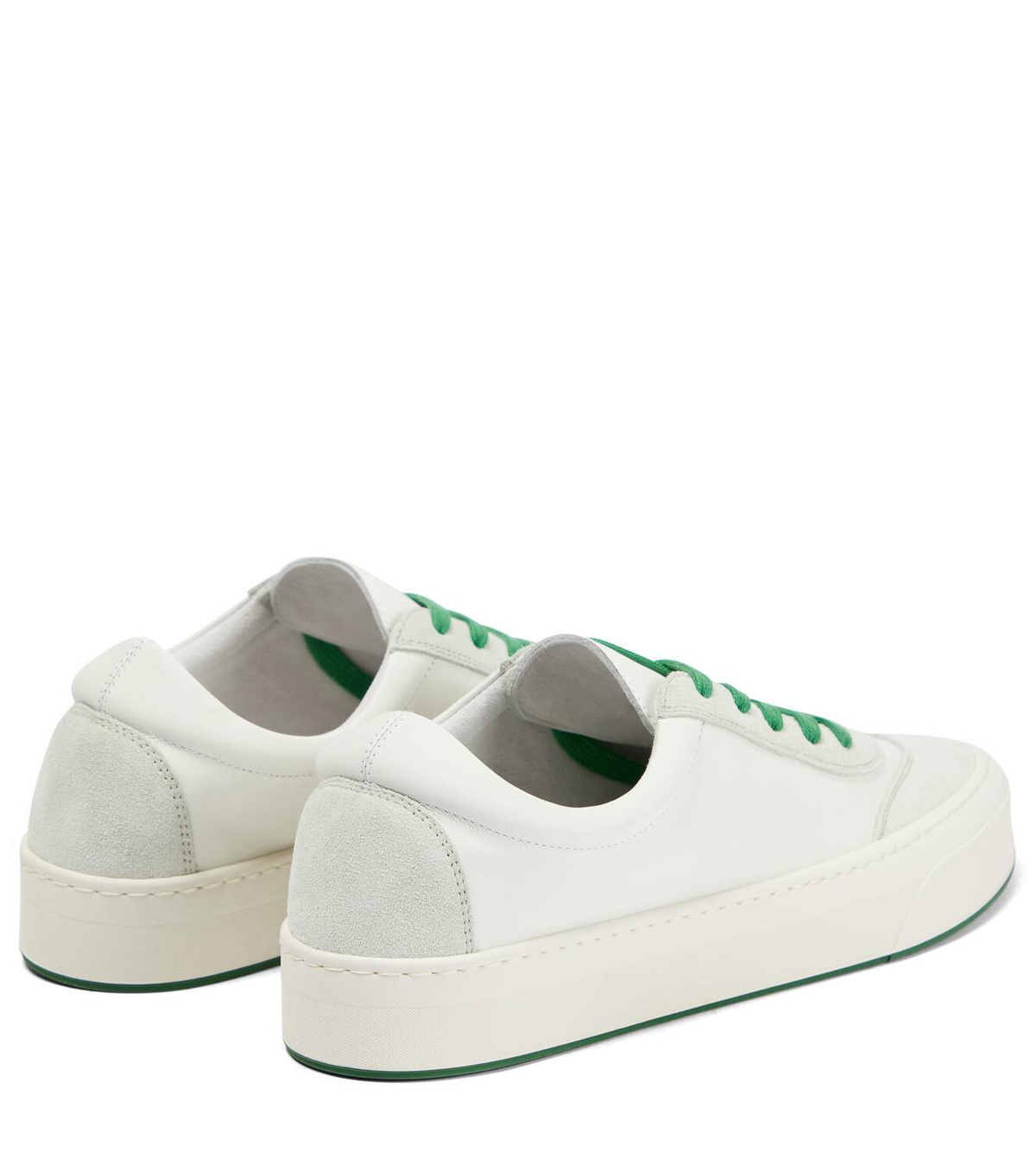 The Row Marley suede-paneled leather sneakers The Row