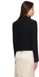 KHAITE Black York Cord Embroidered Jacket