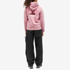 Napapijri Women's Rope Logo Hoodie in Pink Foxglove