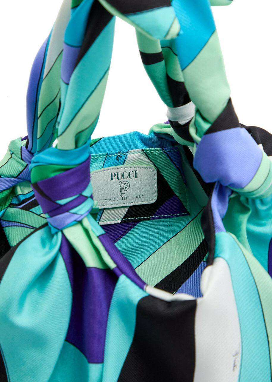 Pucci Emilio Printed Silk-twill Shoulder bag - Multi Print - One Size