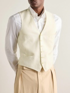 Ralph Lauren Purple label - Slim-Fit Linen and Satin Waistcoat - White