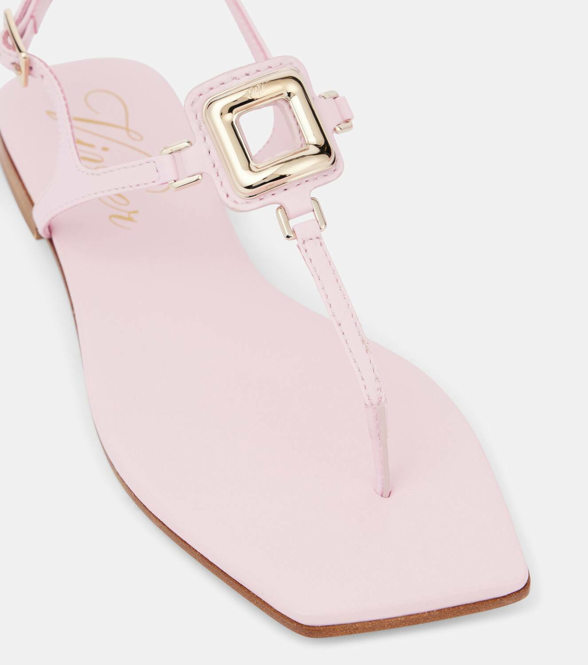 Roger Vivier Viv' By The Sea leather thong sandals