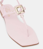 Roger Vivier Viv' By The Sea leather thong sandals