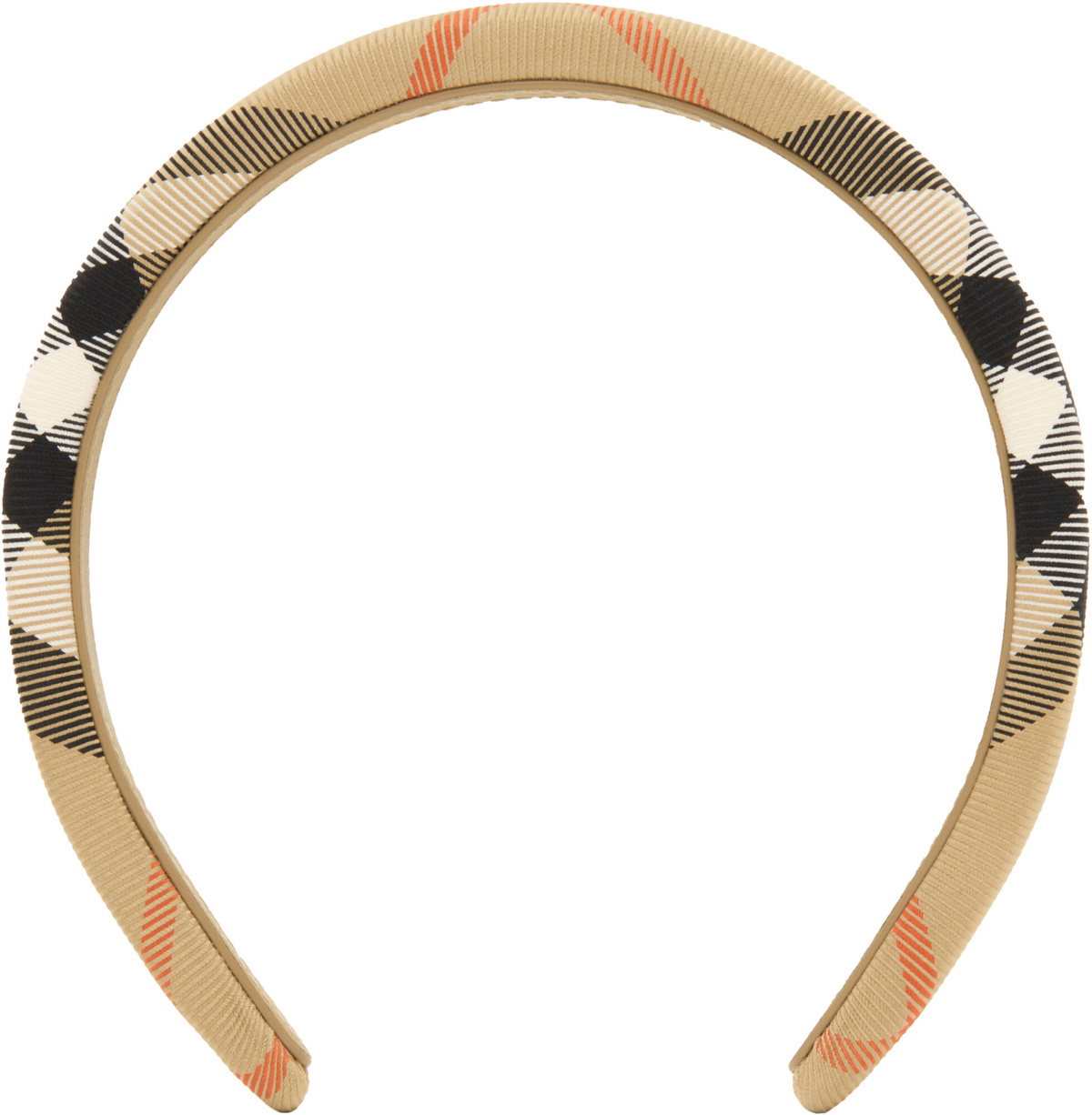 Burberry Kids Beige Check Classic Headband
