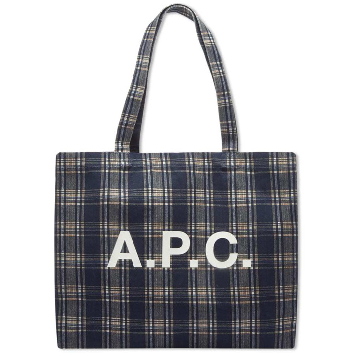 Photo: A.P.C. Diane Check Tote Bag