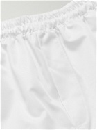 Gallery Dept. - Zuma Straight-Leg Logo-Embroidered Cotton-Poplin Shorts - White