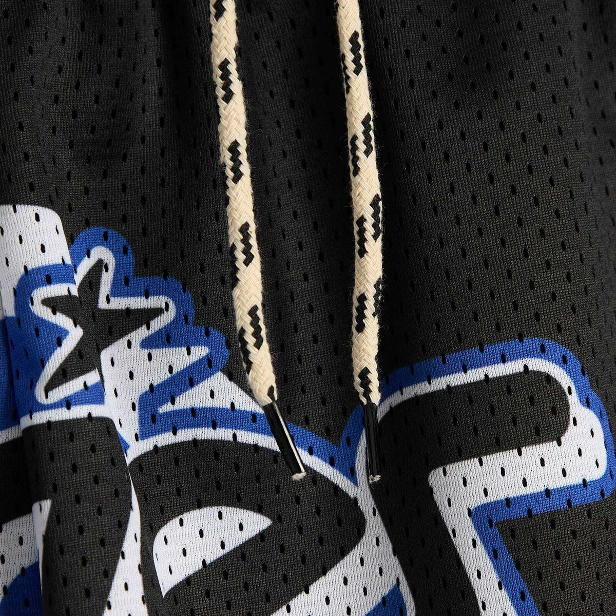 END. x Aries Moto Dodgem Airtex Short in Black/Blue