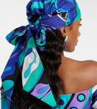 Pucci Iride silk twill head wrap