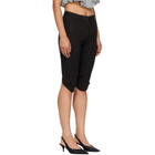 OPEN YY Black Round Cut Capri Shorts