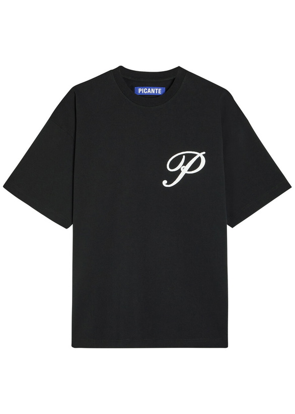 Photo: Picante Gallery Logo Cotton T-shirt Black