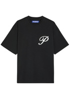 Picante Gallery Logo Cotton T-shirt Black