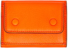 Maison Margiela Orange Leather Wallet