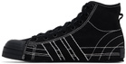 Y-3 Black Nizza Hi Sneakers