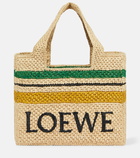 Loewe Paula's Ibiza Small logo raffia tote bag