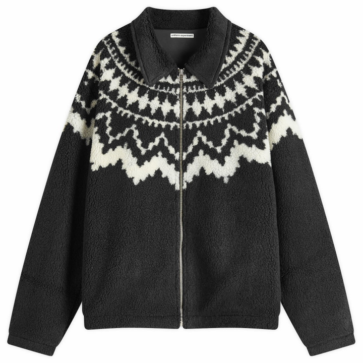 Photo: Uniform Experiment Men's Sherpa Jacket in Black
