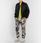 Balenciaga - Slim-Fit Camouflage-Print Cotton-Twill Cargo Trousers - Men - Gray