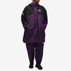 The North Face Men's x Undercover Packable Fishtail Parka Jacket in Purple Pennant/Tnf Black