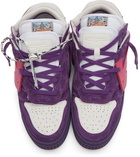 Off-White Purple & Off-White Floating Arrow Sneakers