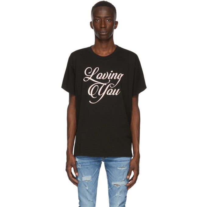 Photo: Amiri Black Loving You T-Shirt