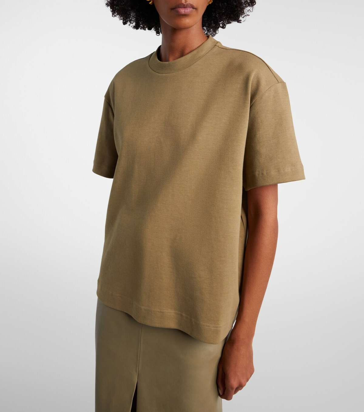The Frankie Shop Scoob cotton-blend jersey T-shirt