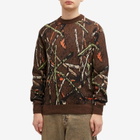Good Morning Tapes Men's Stick Camo Knit Sweater in Stick/Camo