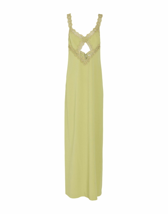 Photo: Blumarine Womens Maxi dress in Sage green