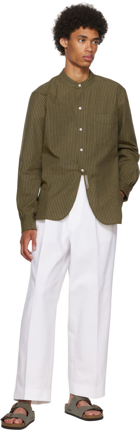 Connor McKnight White Pleated Trousers
