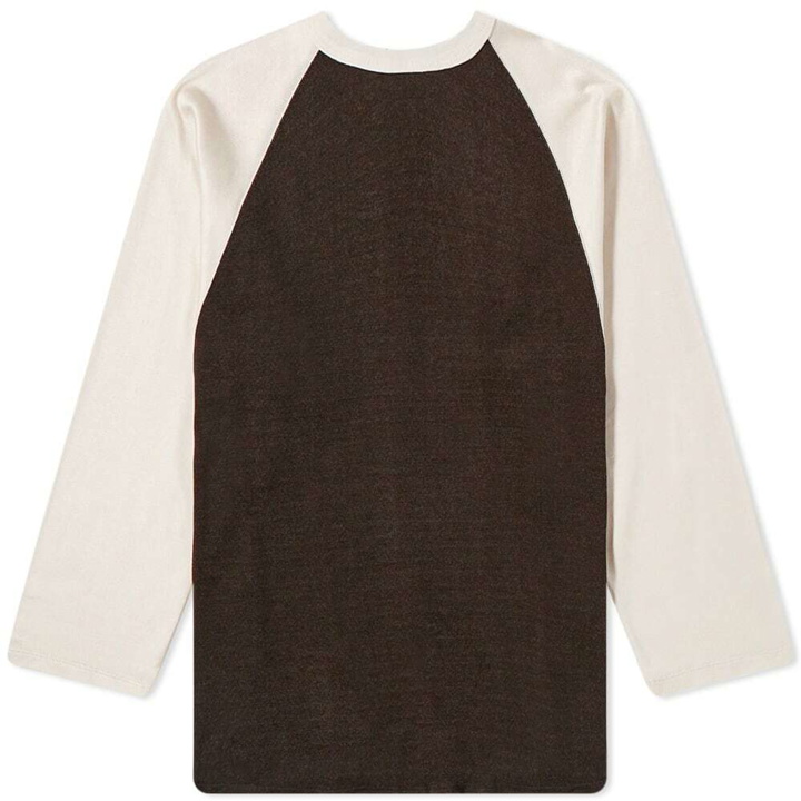 Photo: Visvim Women's Long Sleeve Gridron T-Shirt in Ivory