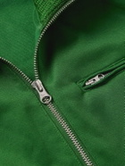 adidas Originals - Brain Dead Striped Printed Cotton-Blend Tech-Jersey Track Jacket - Green