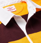 Battenwear - Striped Cotton-Jersey Polo Shirt - Men - Saffron