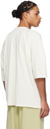 MM6 Maison Margiela White Dropped Shoulder T-Shirt