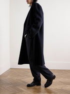 The Row - Hendrix Cashmere-Felt Overcoat - Blue