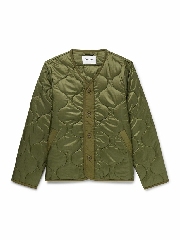 Photo: Corridor - Quilted Ripstop Jacket - Green